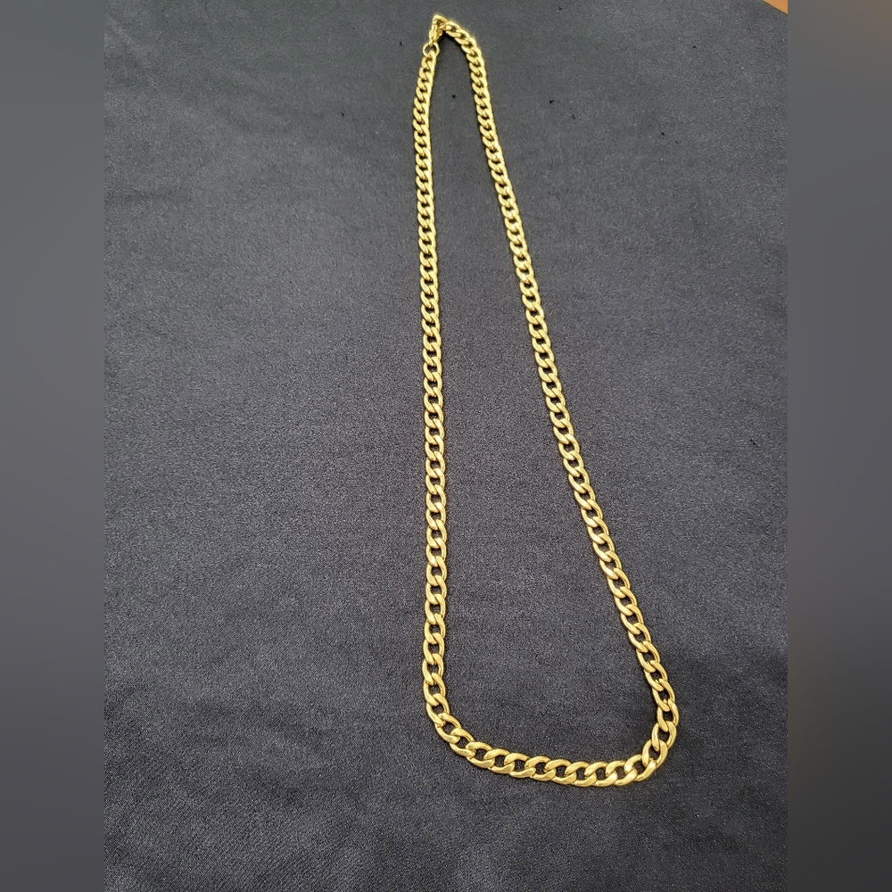 gold PLATED 24in cuban chain